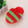 Pantufla de Peluche Rojo con Sonido