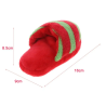 Pantufla de Peluche Rojo con Sonido