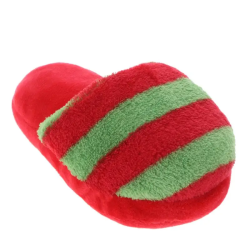 Pantufla de Peluche Rojo con Sonido