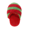 Pantufla de Peluche Rojo con Sonido