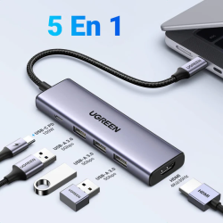 Hub USB-C a USB 3.0 + 1 HDMI 4K - UGREEN