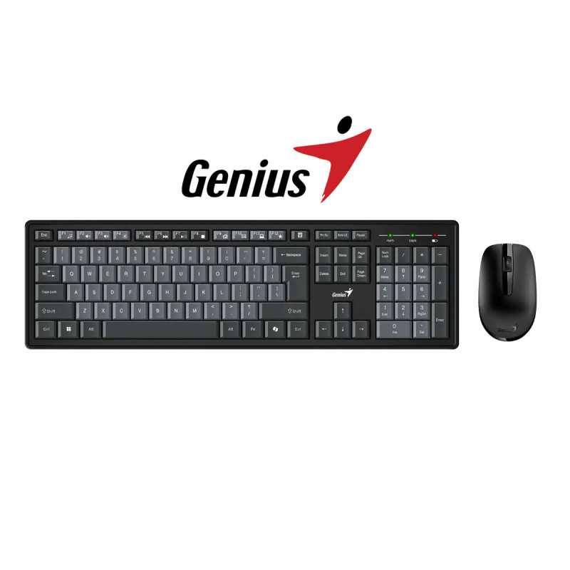 Combo Teclado Mouse Inalámbrico KM-8200 Dual Color- Genius