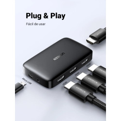 Switch HDMI 3 en 1 - Ugreen