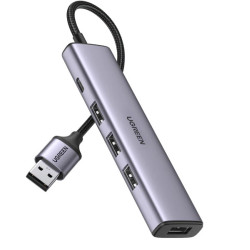 HUB USB 4 en 1 + 1 puerto PD - UGREEN
