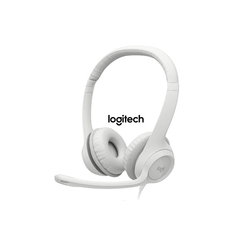 Auriculares con Micrófono USB H390 Blanco - Logitech