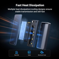 Case SSD NVMe M.2 de USB C 3.2 Gen2x2 - Ugreen