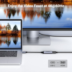 Adaptador USB-C a HDMI Hembra 4K 60Hz - Ugreen