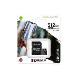 Memoria MicroSD Canvas Select Plus 512GB - Kingston