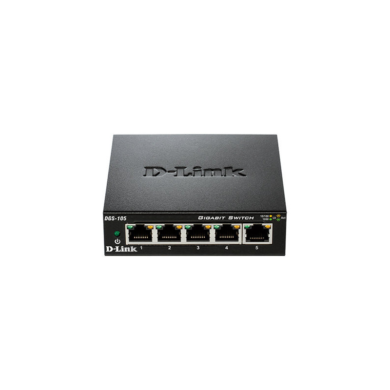 Switch 5 Puertos Gigabit DGS-105 - D-Link